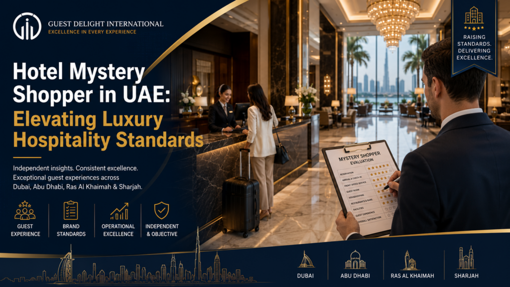 Hotel Mystery Shopper in UAE