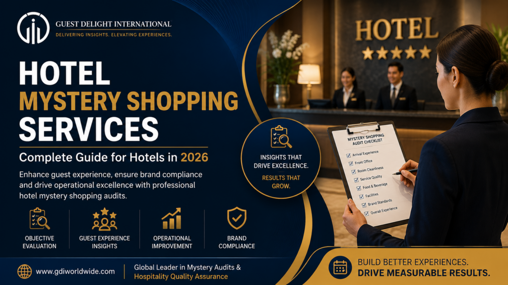 Hotel Mystery shopping Servises