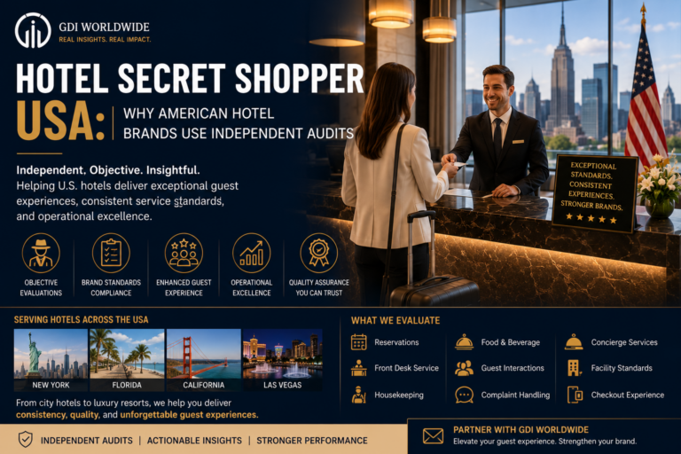 Hotel Secret Shopper USA